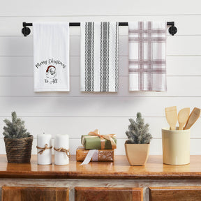 84080-Annie-Check-Vintage-Santa-Tea-Towel-Set-of-3-19x28-image-1