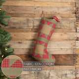 42478-Dolly-Star-Red-Patch-Stocking-12x20-image