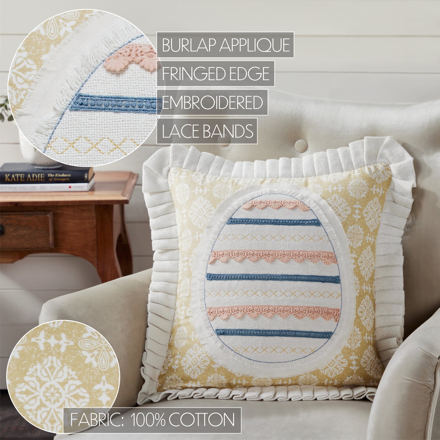 81152-Easter-Egg-Applique-Pillow-18x18-image