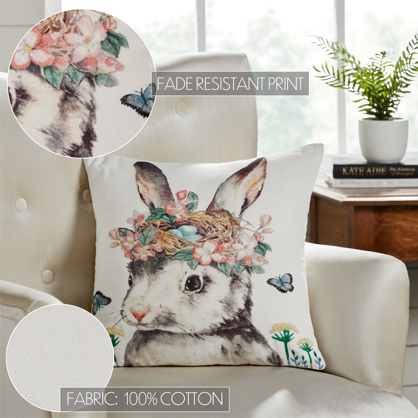 81151-Garden-Bunny-Pillow-18x18-image