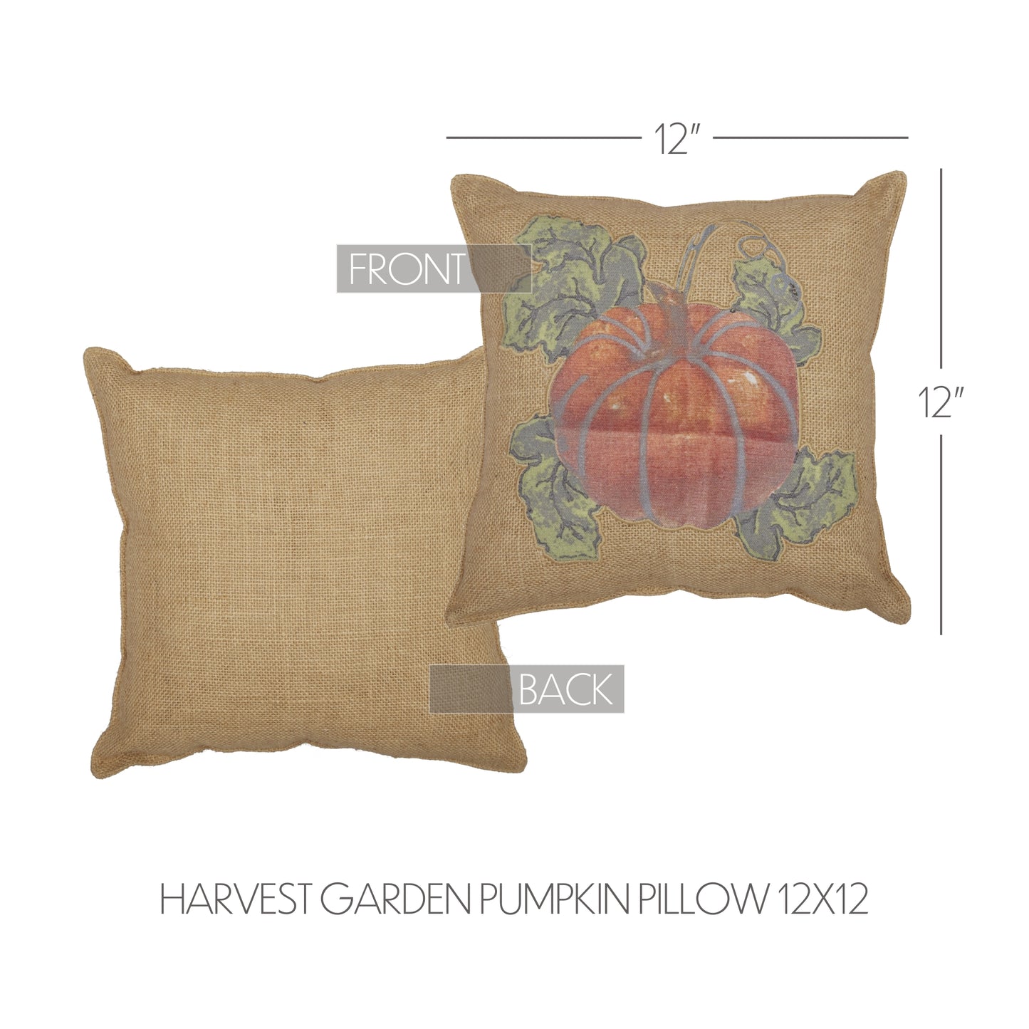 56722-Jute-Burlap-Natural-Harvest-Garden-Pumpkin-Pillow-12x12-image