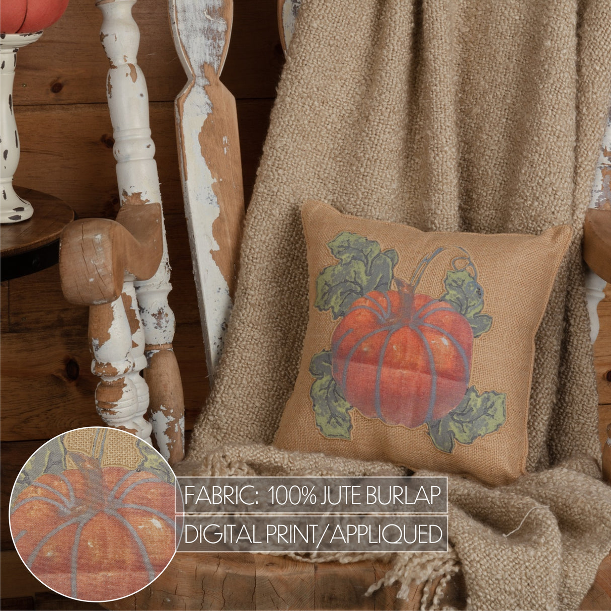 56722-Jute-Burlap-Natural-Harvest-Garden-Pumpkin-Pillow-12x12-image