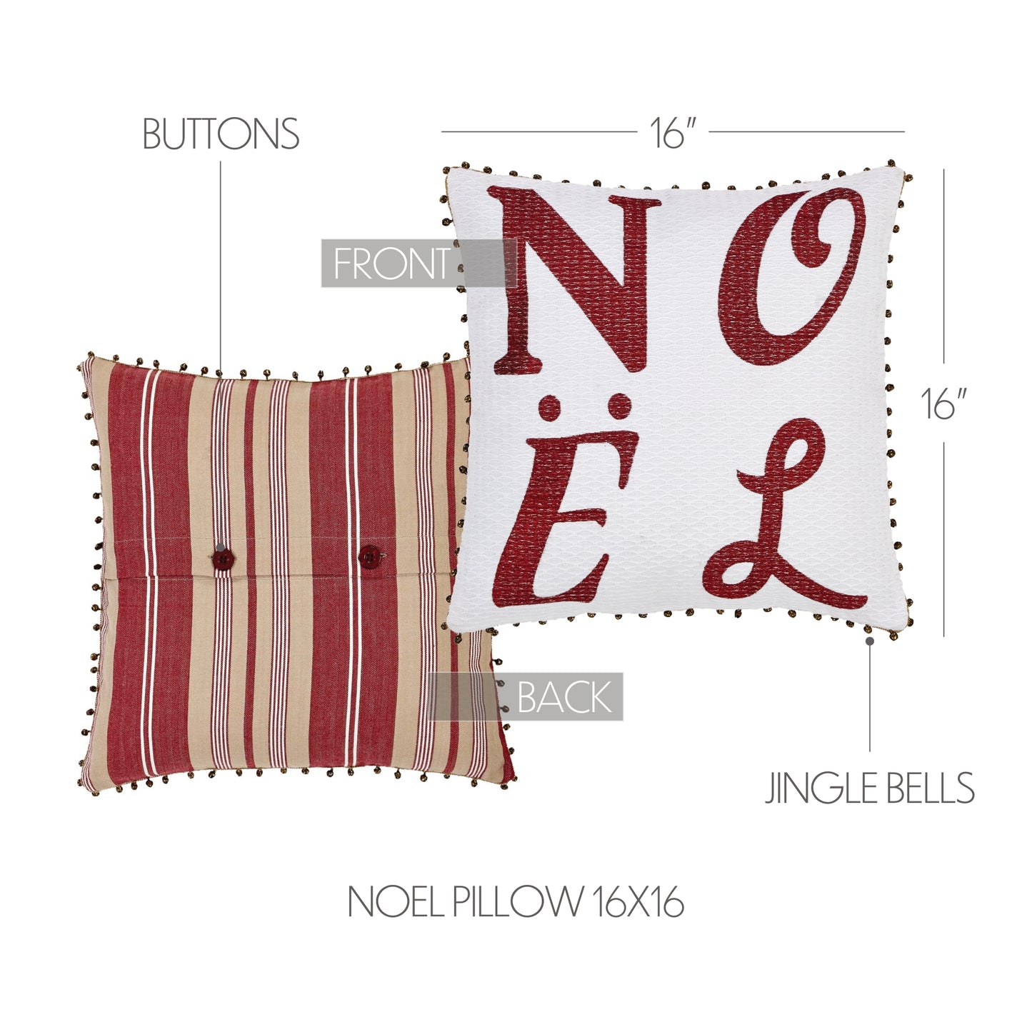 31986-Vintage-Stripe-Noel-Pillow-16x16-image