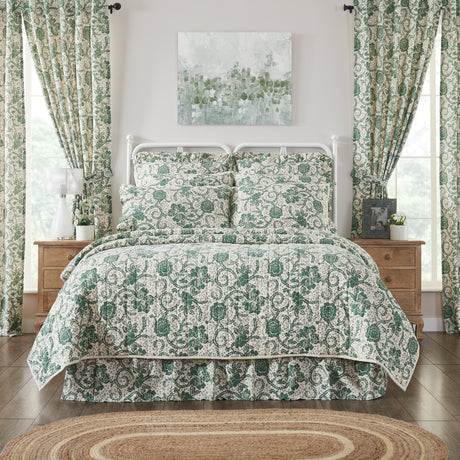 81213-Dorset-Green-Floral-Twin-Quilt-68Wx86L-image-3