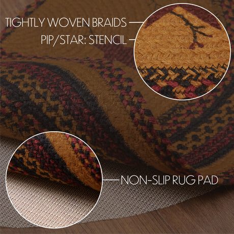 69584-Heritage-Farms-Star-and-Pip-Jute-Rug-Half-Circle-w-Pad-16.5x33-image-10