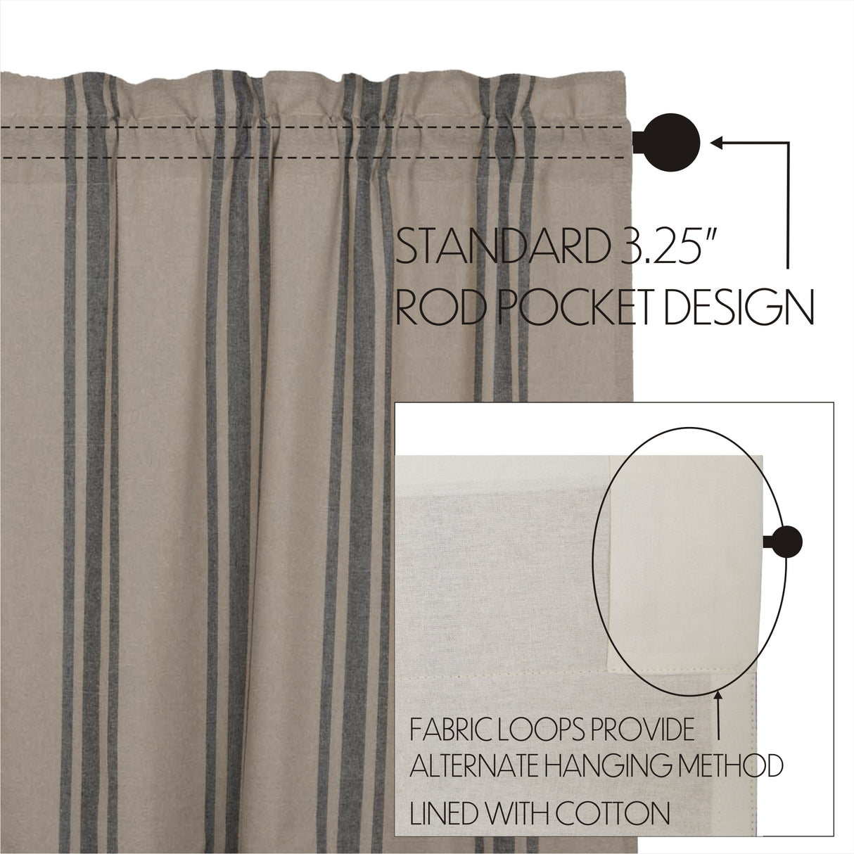 70113-Grain-Sack-Charcoal-Valance-16x60-image-5