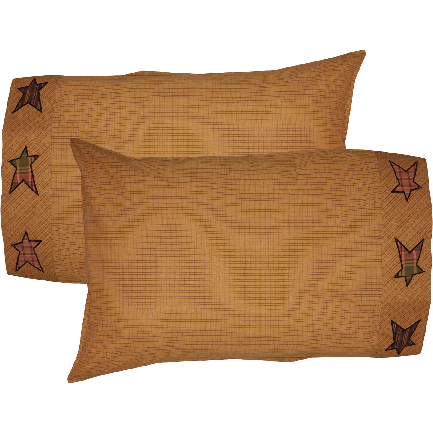56783-Stratton-Standard-Pillow-Case-w-Applique-Star-Set-of-2-21x30-image-4