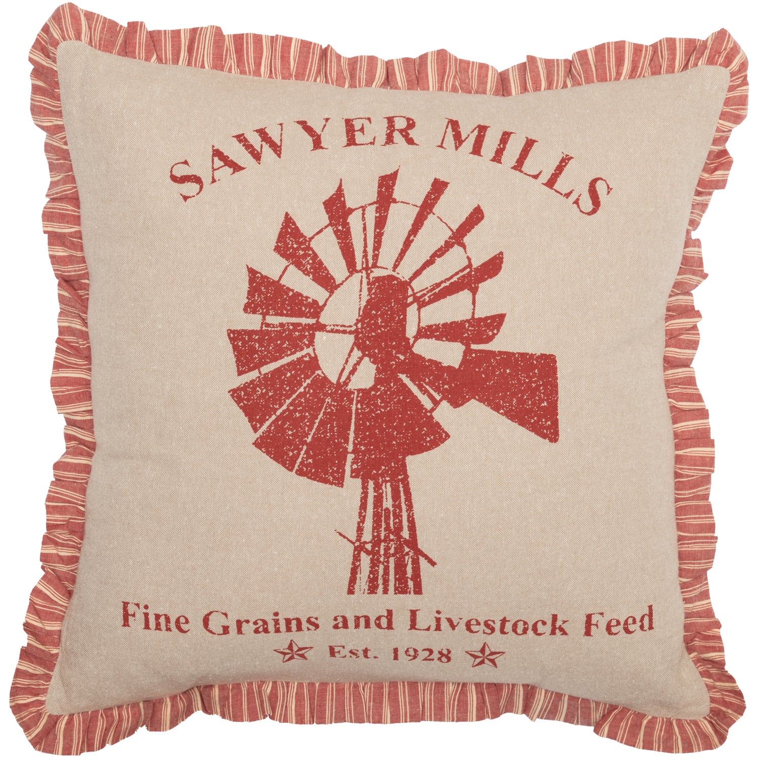 Sawyer Mill Windmill Pillow 18x18 – VHC Brands Home Decor