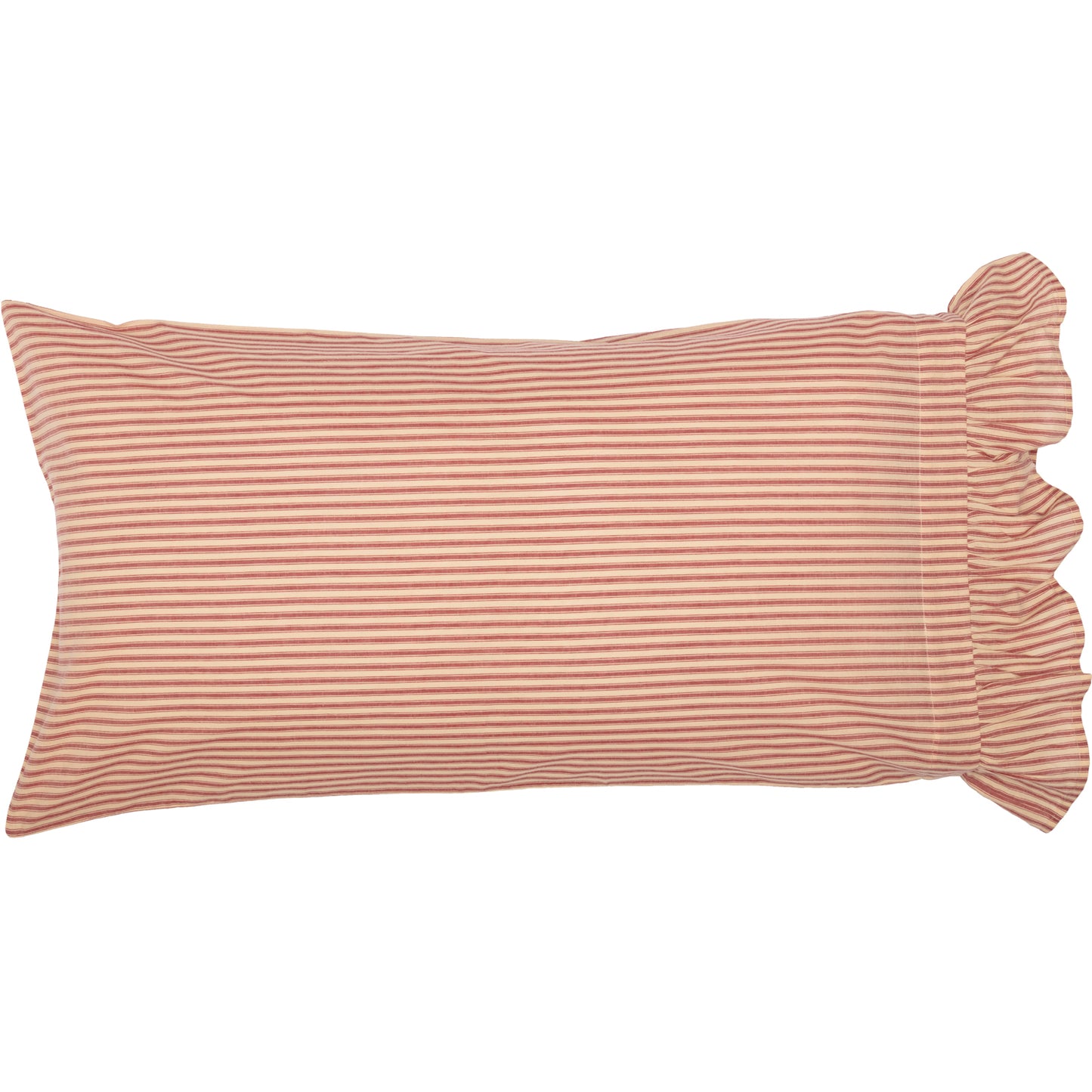 51953-Sawyer-Mill-Red-Ticking-Stripe-Ruffled-King-Pillow-Case-Set-of-2-21x40-image-5