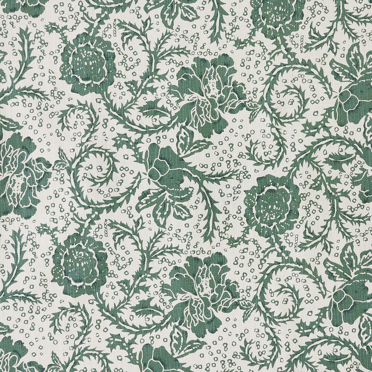 81214-Dorset-Green-Floral-King-Bed-Skirt-78x80x16-image-4