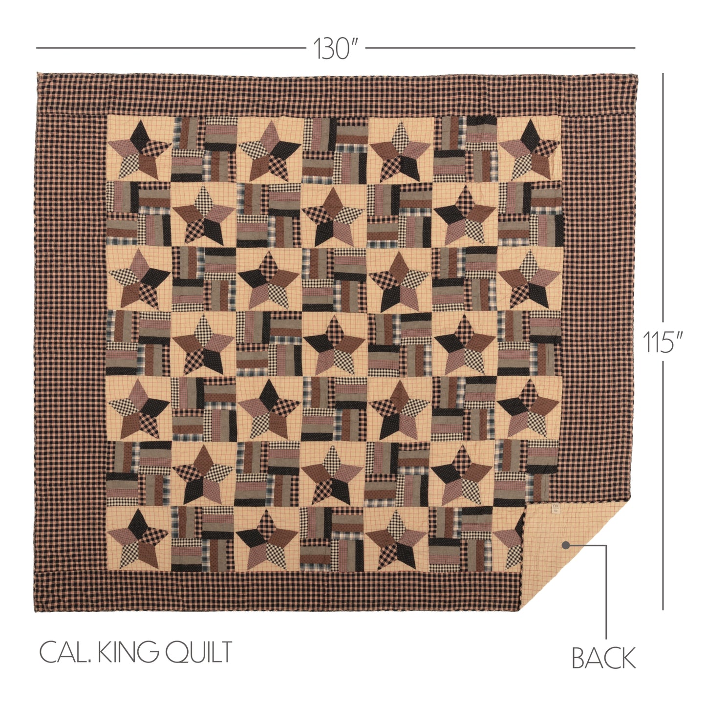 51132-Bingham-Star-California-King-Quilt-130Wx115L-image-1