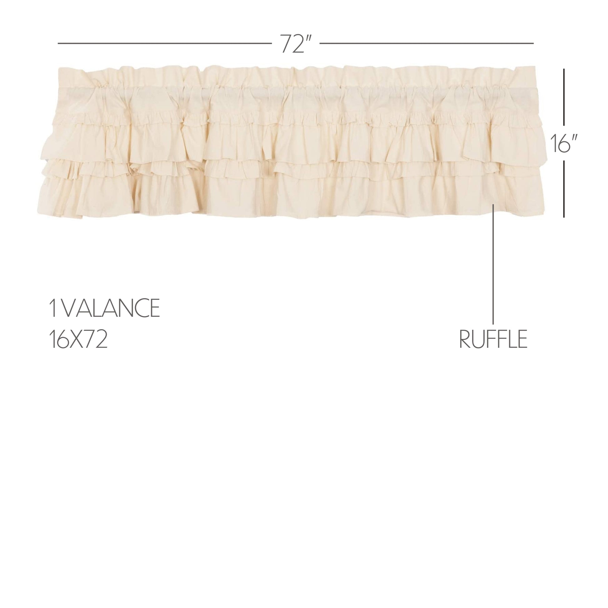 51992-Muslin-Ruffled-Unbleached-Natural-Valance-16x72-image-1