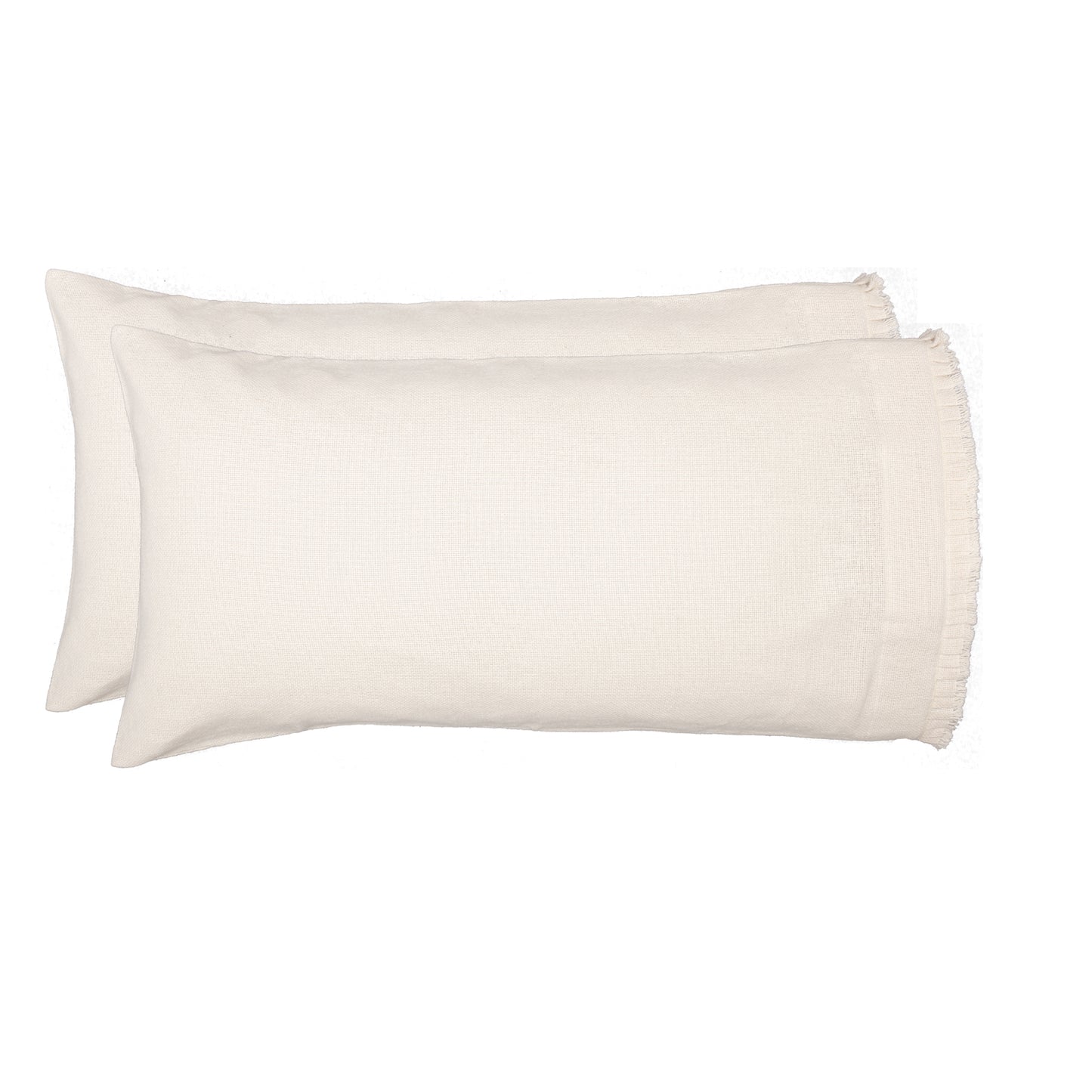 51817-Burlap-Antique-White-King-Pillow-Case-w-Fringed-Ruffle-Set-of-2-21x40-image-4