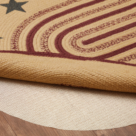 69489-Potomac-Jute-Rug-Oval-Stencil-Stars-w-Pad-36x60-image-4