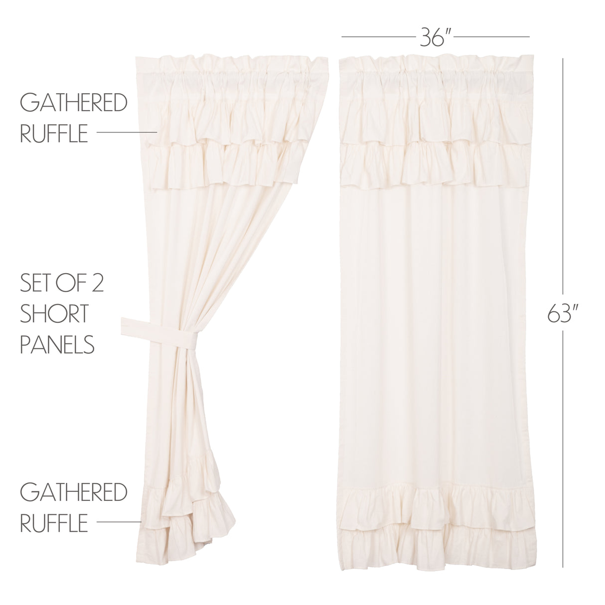 51365-Simple-Life-Flax-Antique-White-Ruffled-Short-Panel-Set-of-2-63x36-image-1