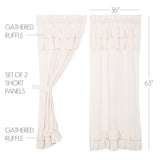 51365-Simple-Life-Flax-Antique-White-Ruffled-Short-Panel-Set-of-2-63x36-image-1