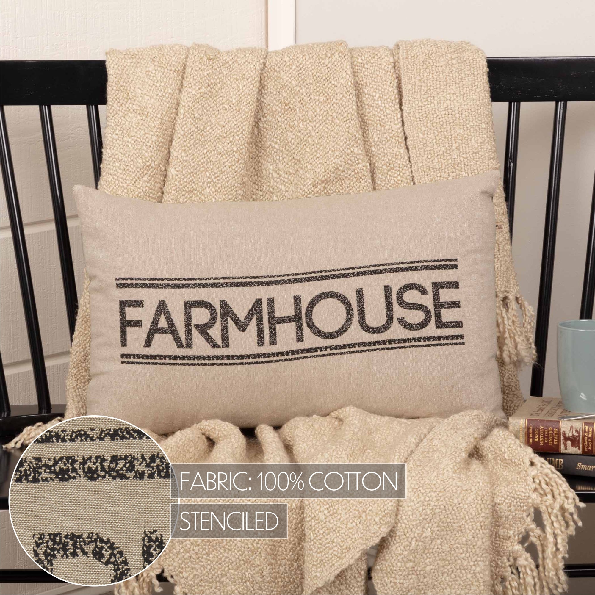 Farmhouse pillow shams best sale