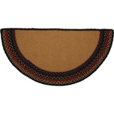 70193-Cumberland-Stenciled-Moose-Jute-Rug-Half-Circle-Welcome-to-the-Cabin-w-Pad-16.5x33-image-2