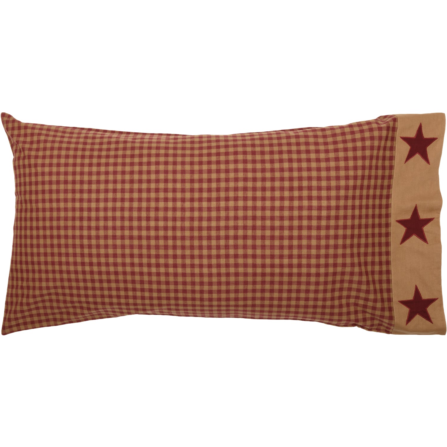 51249-Ninepatch-Star-King-Pillow-Case-w-Applique-Border-Set-of-2-21x40-image-5