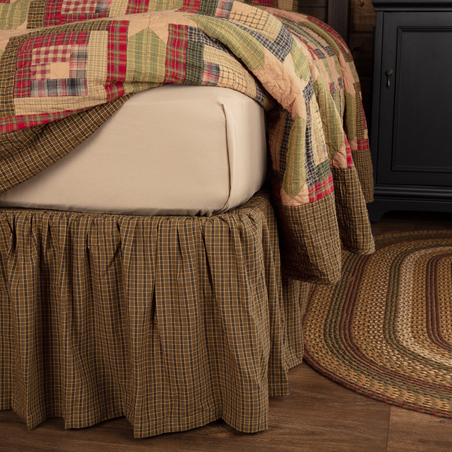 Tea Cabin Bed Skirt VHC Brands Home Decor