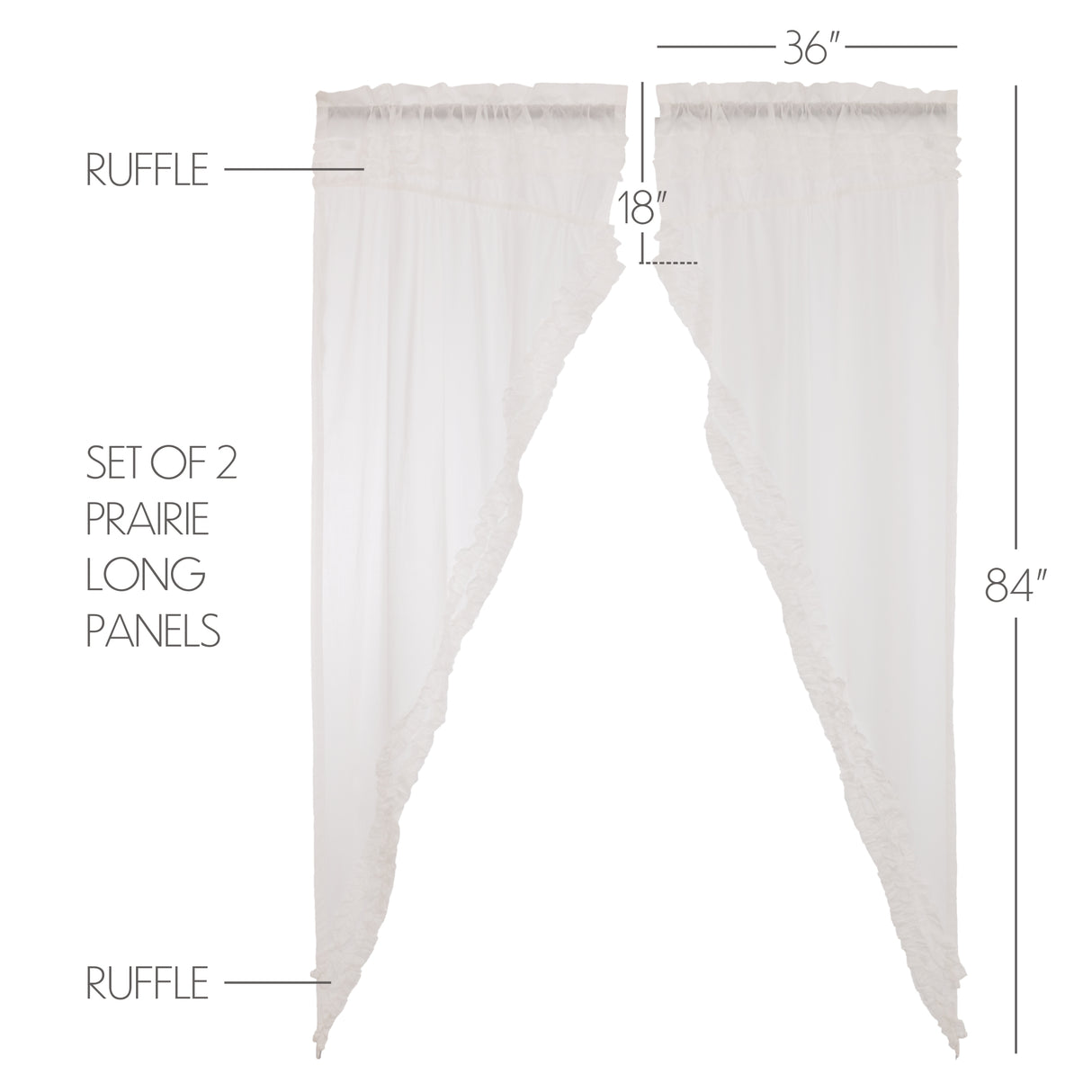 61665-White-Ruffled-Sheer-Petticoat-Prairie-Long-Panel-Set-of-2-84x36x18-image-1