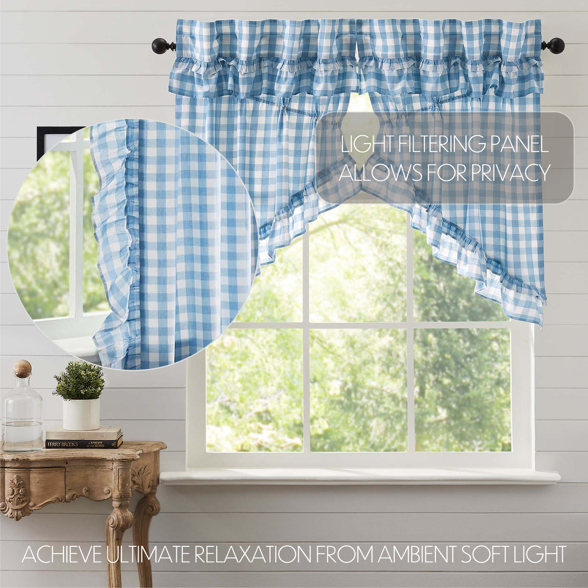 69913-Annie-Buffalo-Blue-Check-Ruffled-Prairie-Swag-Set-of-2-36x36x18-image-2