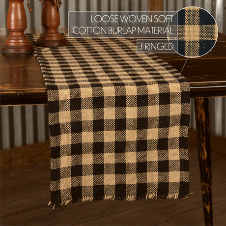 15232-Burlap-Black-Check-Runner-Fringed-13x48-image-7