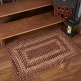 69485-Burgundy-Tan-Jute-Rug-Rect-w-Pad-24x36-image-9