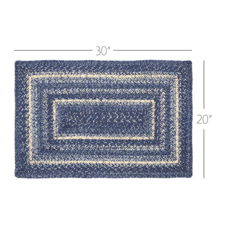 67087-Great-Falls-Blue-Jute-Rug-Rect-w-Pad-20x30-image-2