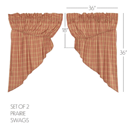 51341-Sawyer-Mill-Red-Plaid-Prairie-Swag-Set-of-2-36x36x18-image-1