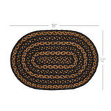 81319-Black-Tan-Jute-Oval-Placemat-12x18-image-1