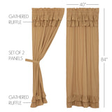 51355-Simple-Life-Flax-Khaki-Ruffled-Panel-Set-of-2-84x40-image-1