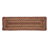 28142-Burgundy-Tan-Jute-Stair-Tread-Rect-Latex-8.5x27-image-5