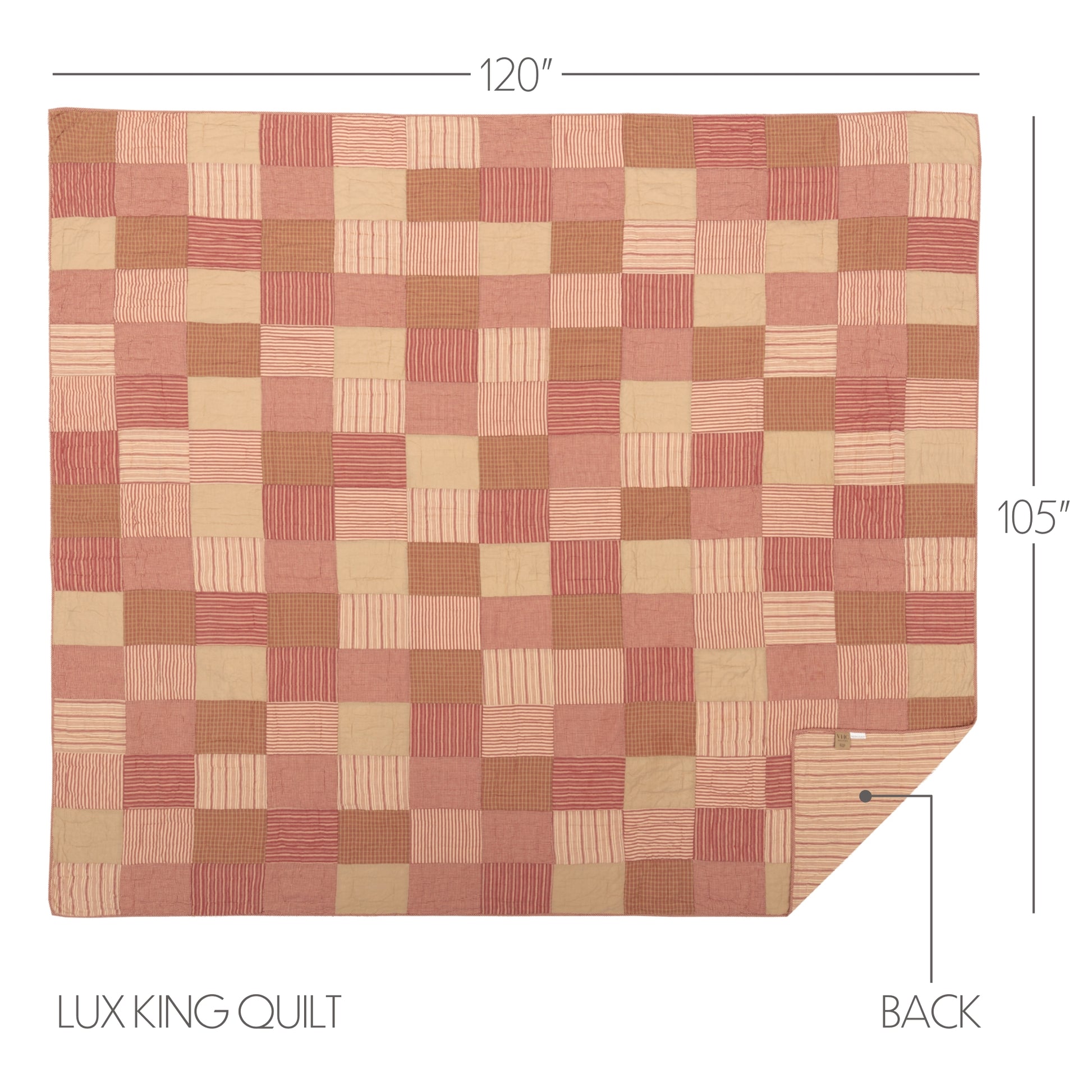 51937-Sawyer-Mill-Red-Luxury-King-Quilt-120Wx105L-image-1