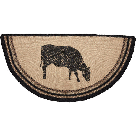 69396-Sawyer-Mill-Charcoal-Cow-Jute-Rug-Half-Circle-w-Pad-16.5x33-image-6