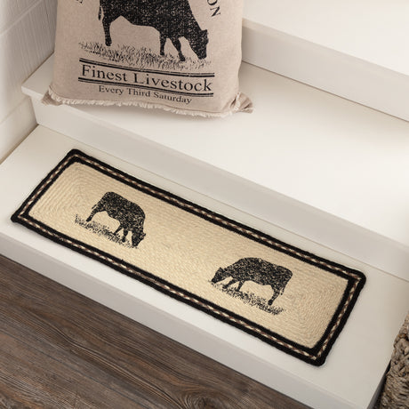 45807-Sawyer-Mill-Charcoal-Cow-Jute-Stair-Tread-Rect-Latex-8.5x27-image-4