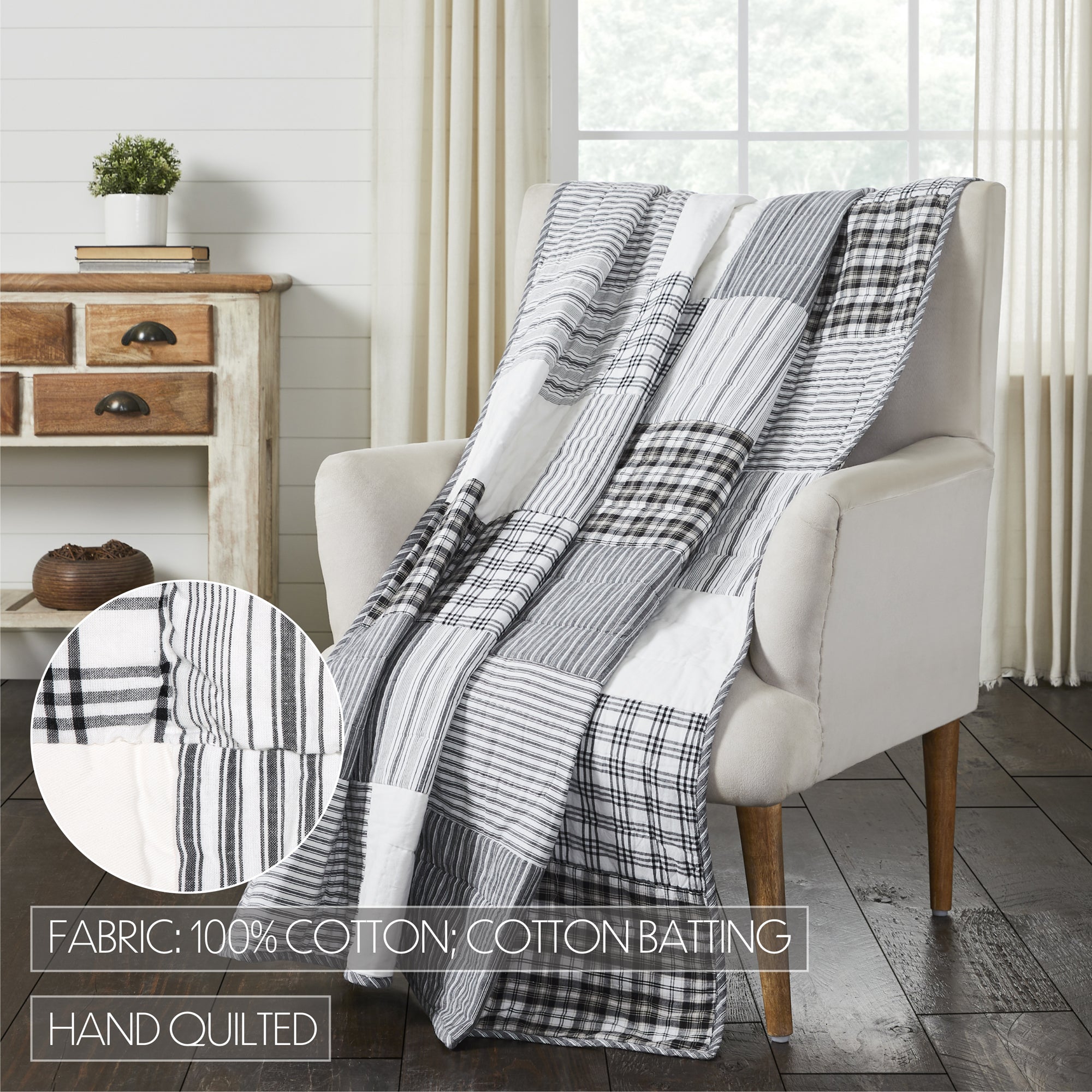 Sawyer Mill Block Throw – VHC Brands Home Decor