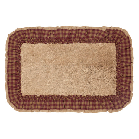 80268-Burlap-Natural-w-Burgundy-Check-Bathmat-20x30-image-4