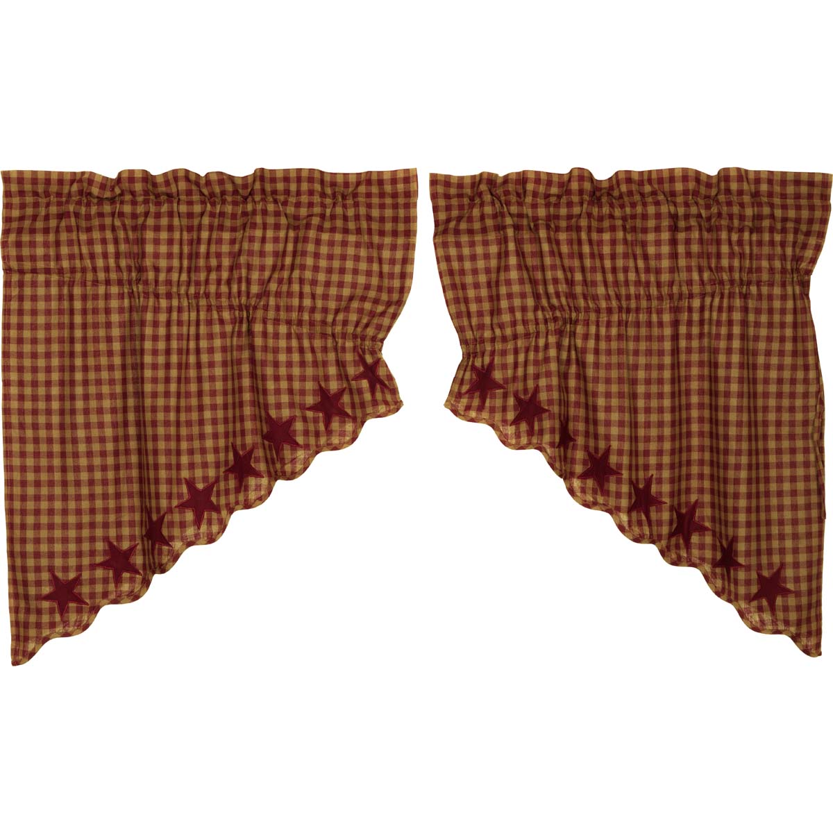 20246-Burgundy-Star-Scalloped-Prairie-Swag-Set-of-2-36x36x18-image-6