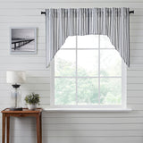 80485-Sawyer-Mill-Black-Ticking-Stripe-Swag-Set-of-2-36x36x16-image-5