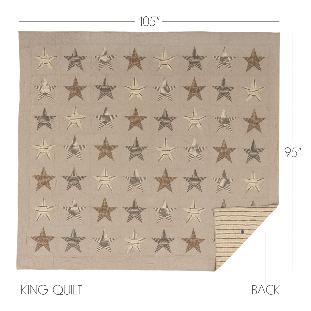 45731-Sawyer-Mill-Star-Charcoal-King-Quilt-105Wx95L-image-1