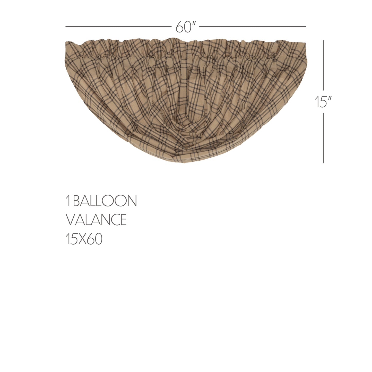 45725-Sawyer-Mill-Charcoal-Plaid-Balloon-Valance-15x60-image-2
