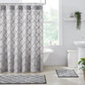 80518-Frayed-Lattice-Creme-Black-Shower-Curtain-72x72-image-1