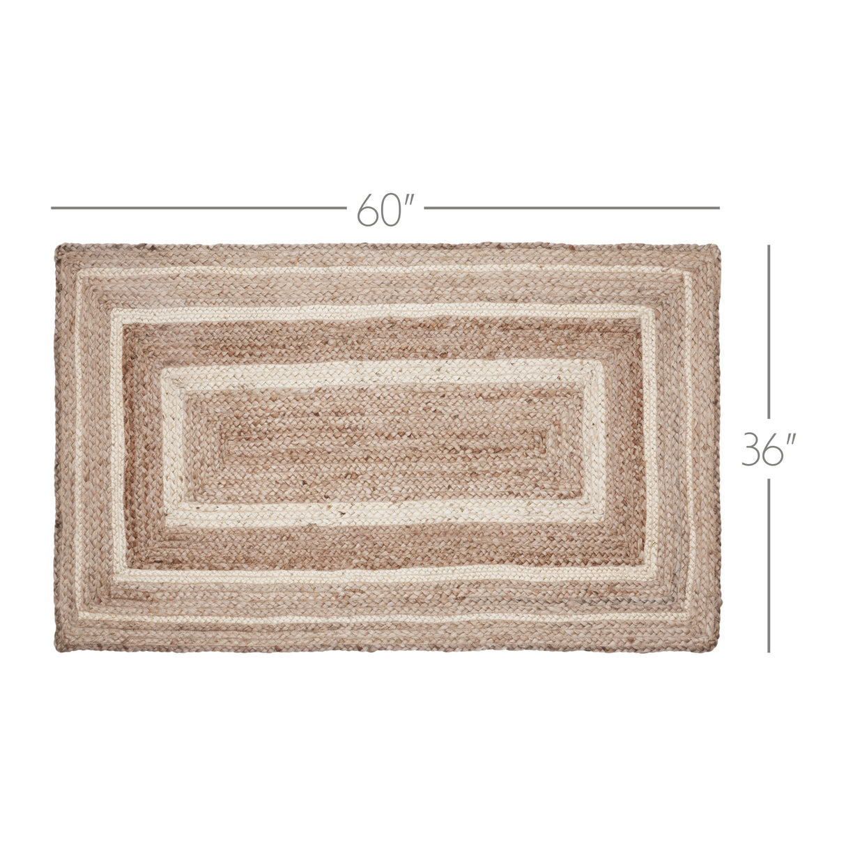 80376-Natural-Creme-Jute-Rug-Rect-w-Pad-36x60-image-1