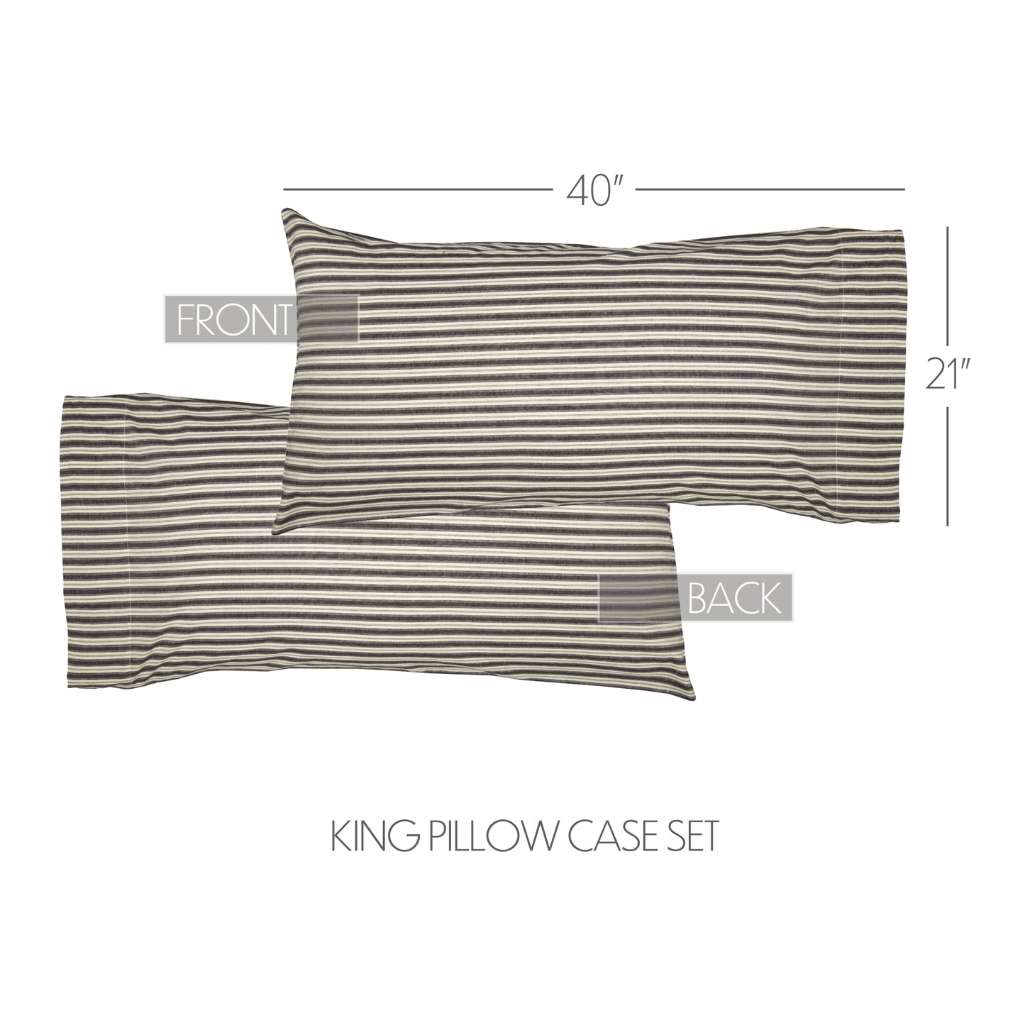 56631-Ashmont-Ticking-Stripe-King-Pillow-Case-Set-of-2-21x40-image-1