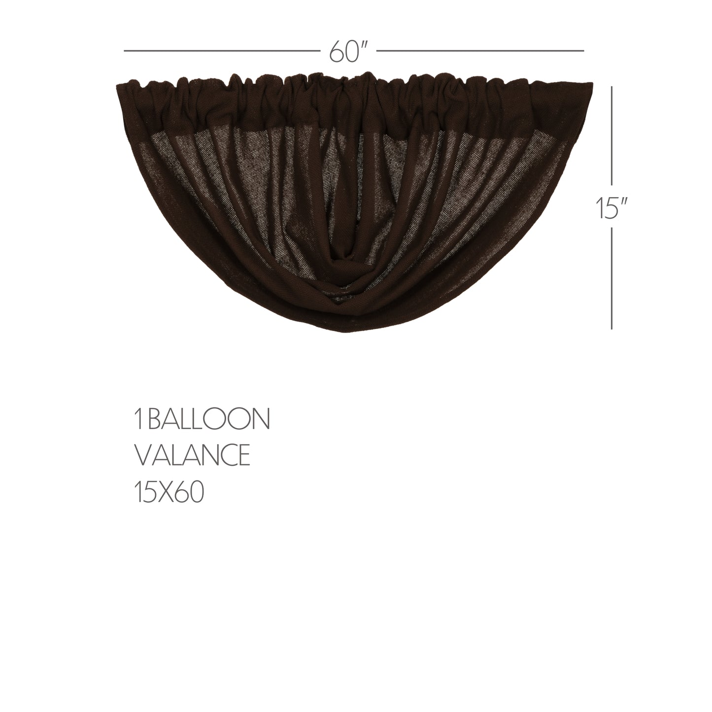 6140-Burlap-Chocolate-Balloon-Valance-15x60-image