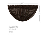 6140-Burlap-Chocolate-Balloon-Valance-15x60-image