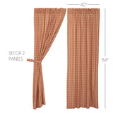 51337-Sawyer-Mill-Red-Plaid-Panel-Set-of-2-84x40-image-1