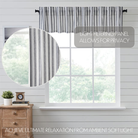 80488-Sawyer-Mill-Black-Ticking-Stripe-Valance-16x90-image-2