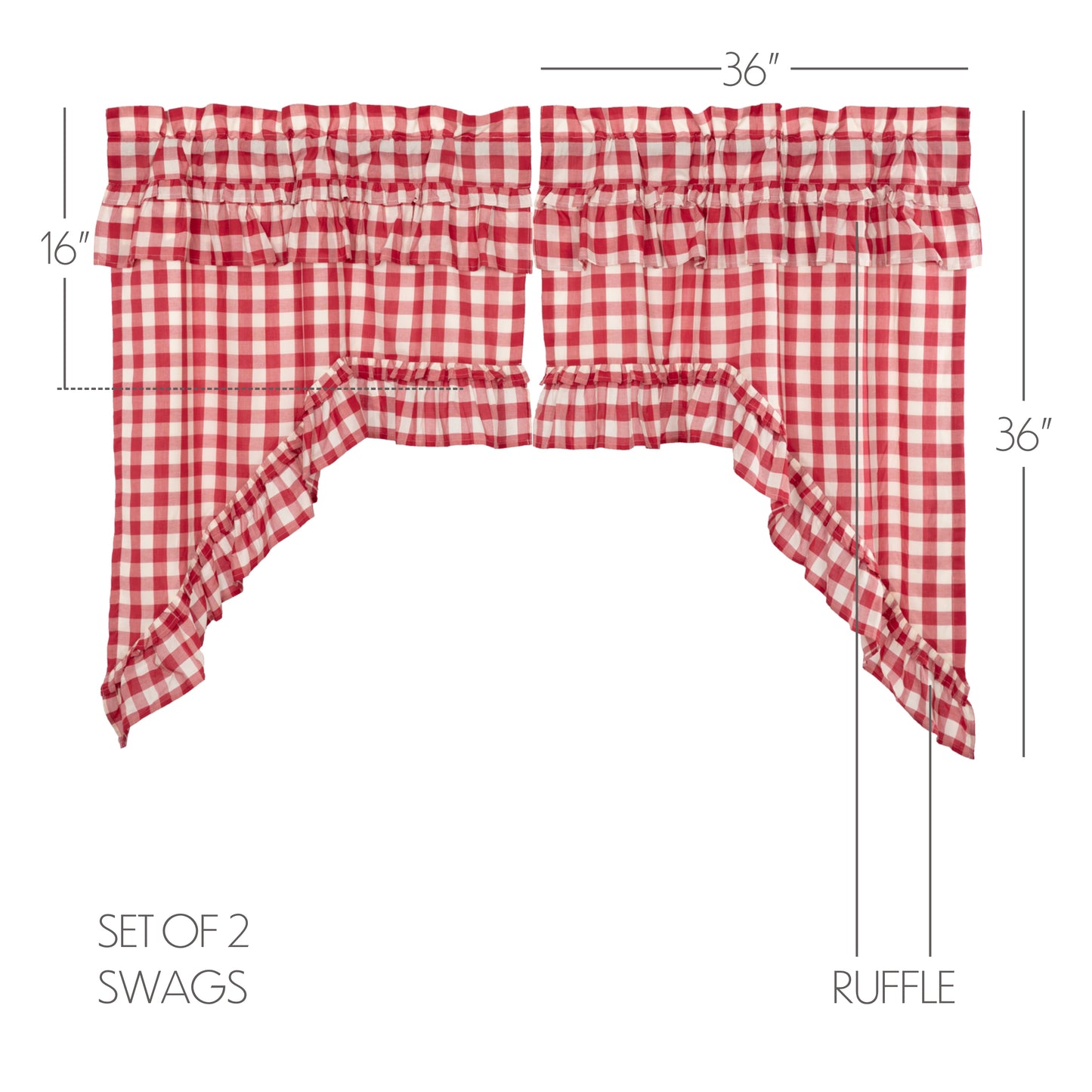 51122-Annie-Buffalo-Red-Check-Ruffled-Swag-Set-of-2-36x36x16-image-1